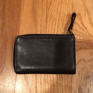 💚Coach Black Leather Wallet